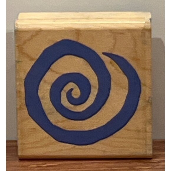 Rubber Stampede Decorative Swirl Wood Mounted Rubber Stamp A2327C - Picture 1 of 6